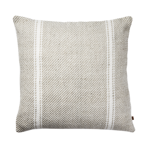 PETER Cushion cover, Grey/ivory