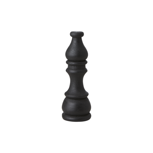 CHESS Pieza de ajedrez decorativa, Negro
