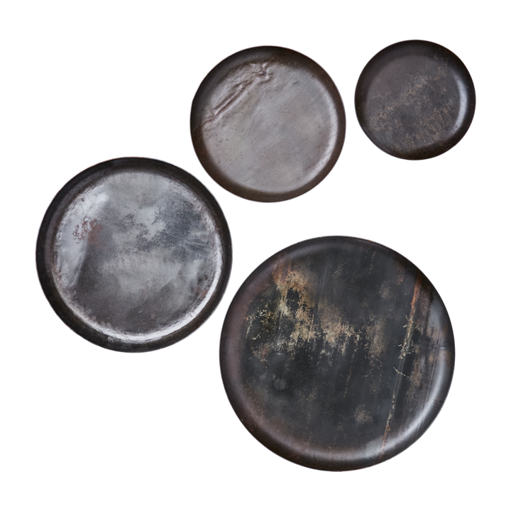 ROBUST Fat, set om 4, Svart