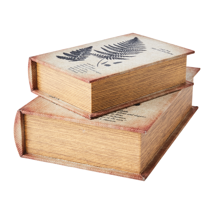 BROOKE Låda, set om 2, Natur