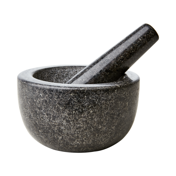 THYME Mortel med stöt, Svart