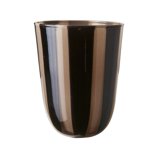 CIRCUS Värmeljushållare M, Svart/beige