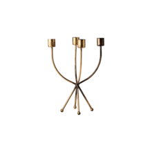 THOMAS Candle holder S, Brass colour