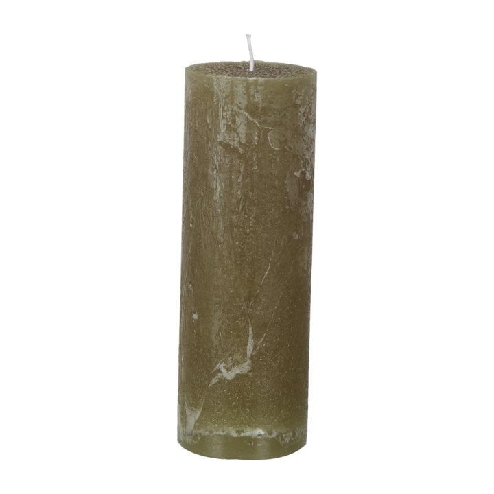 COTE NORD Pillar candle, Moss green