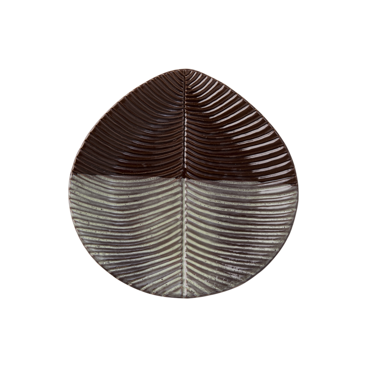 VILLE Tallrik, Brun/elfenben