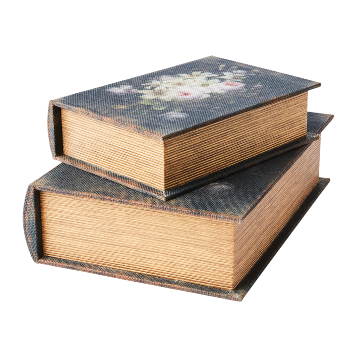 BROOKE Låda, set om 2, Svart