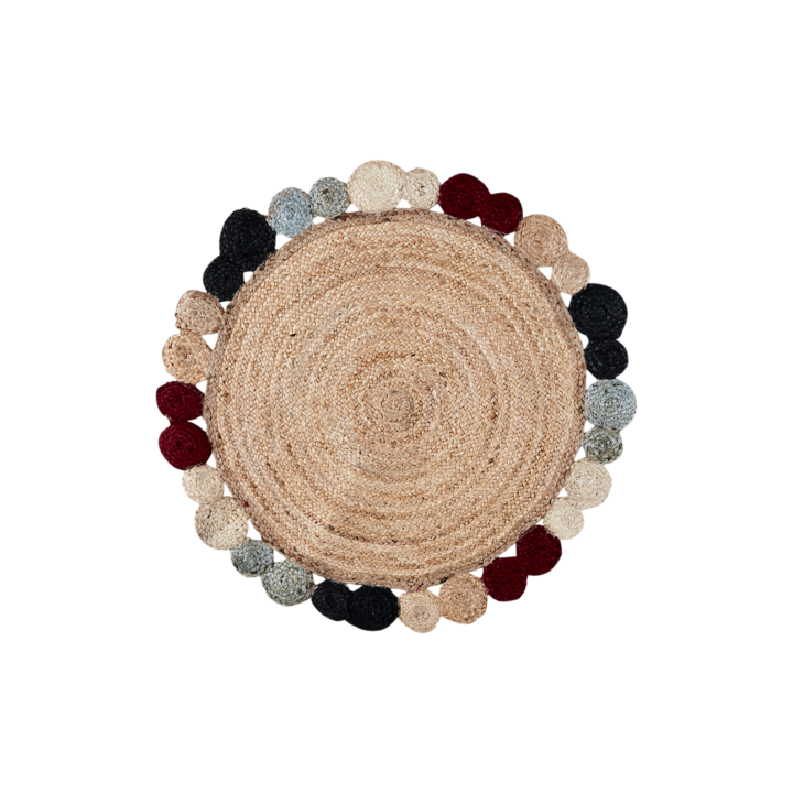 JUNI Matta S, Natur/flerfärgad