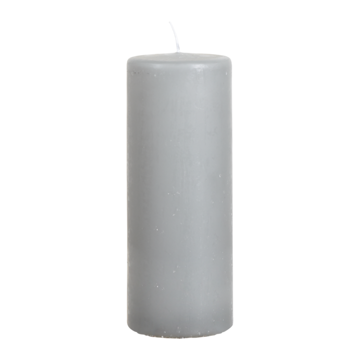 SKYLINE Pillar candle, Graphite grey