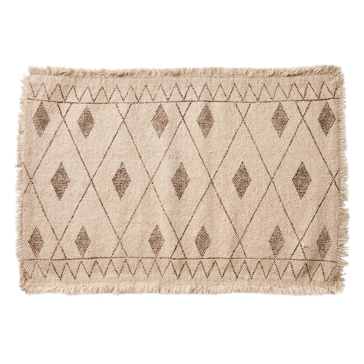 FERNANDO Tallriksunderlägg, Natur/brun