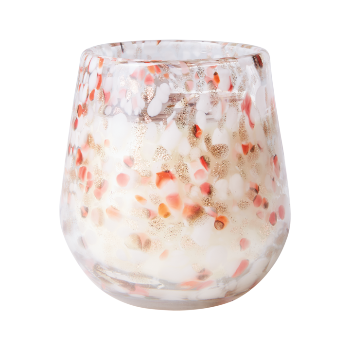 WILD Scented candle Cinnamon, White/red