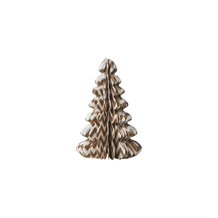 UNI Prydnadsgran S, Brun/vit