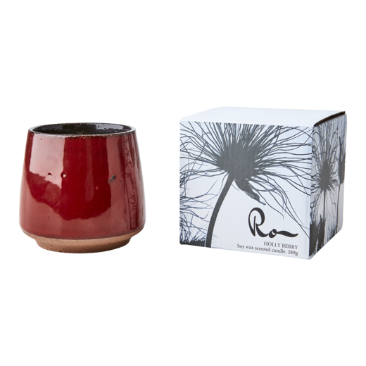 RO Scented candle Holly Berry, Red