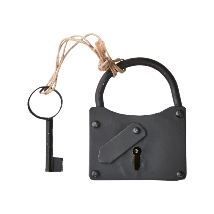 LOKE Hänglås, Svart