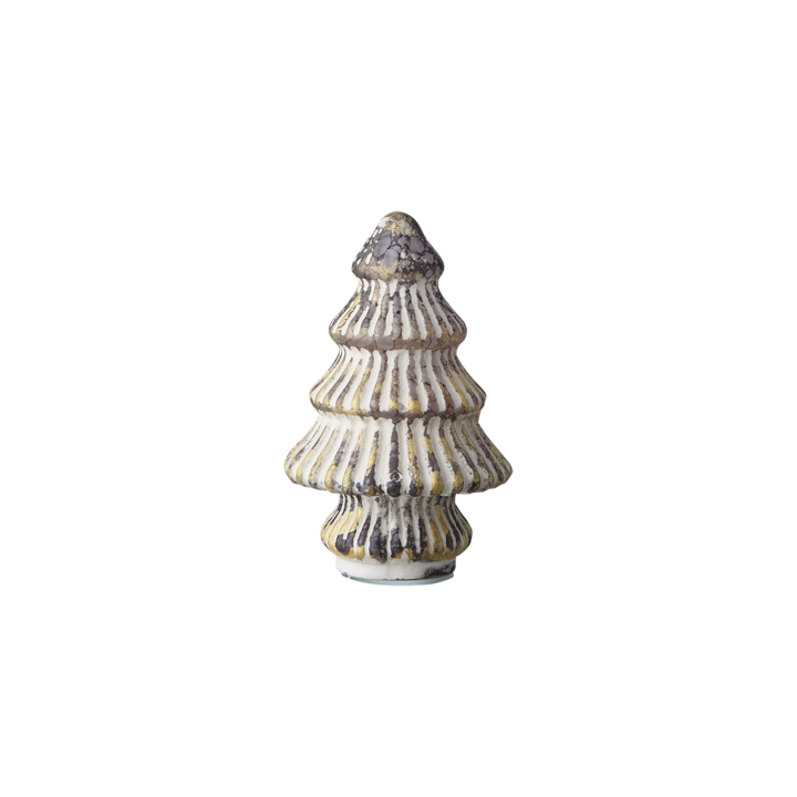 ALLY Prydnadsgran S, Brun/vit