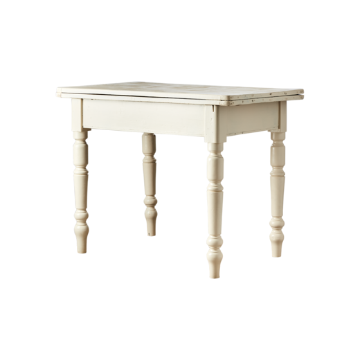ENOK Dining table, Ivory/natural