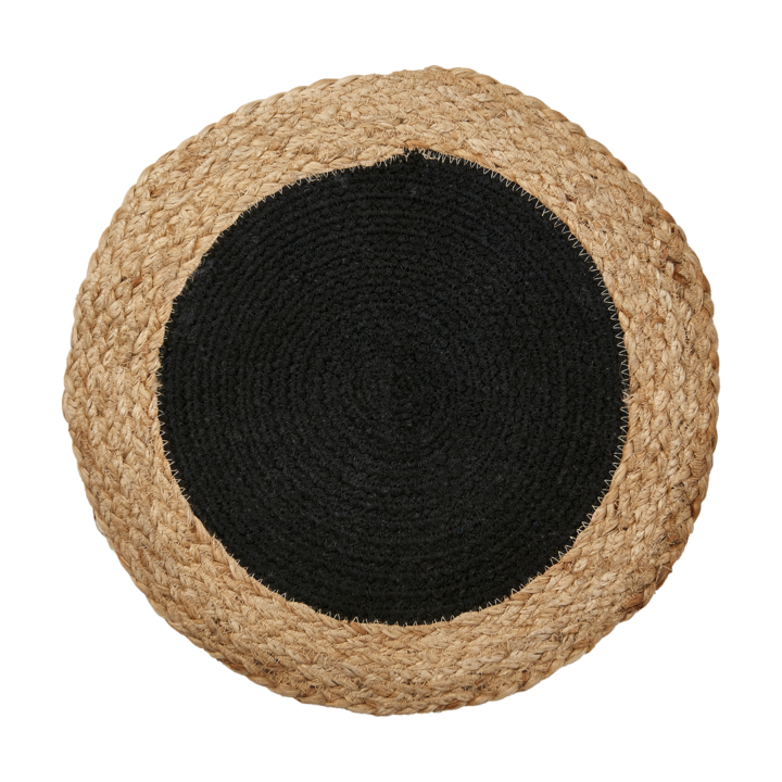 ELINA Tallriksunderlägg, Svart/natur