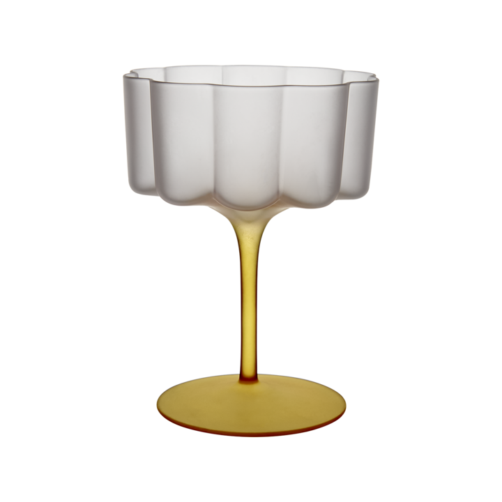 LILLIE Cocktail/dessertglas, Gul