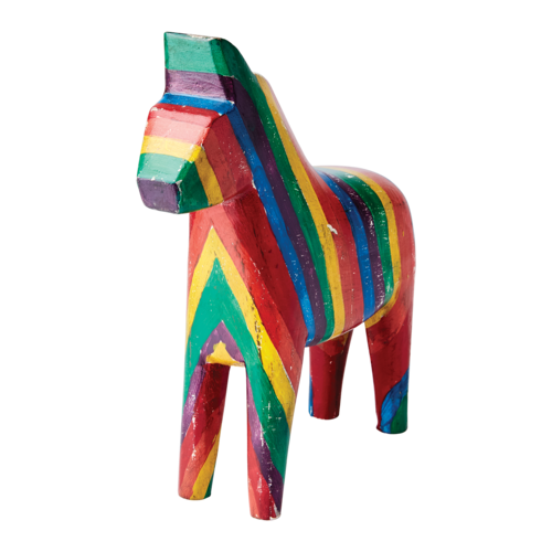 FÅLE Häst "Rainbow", Flerfärgad