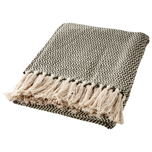 ANNA Filt, Olivgrön/elfenben