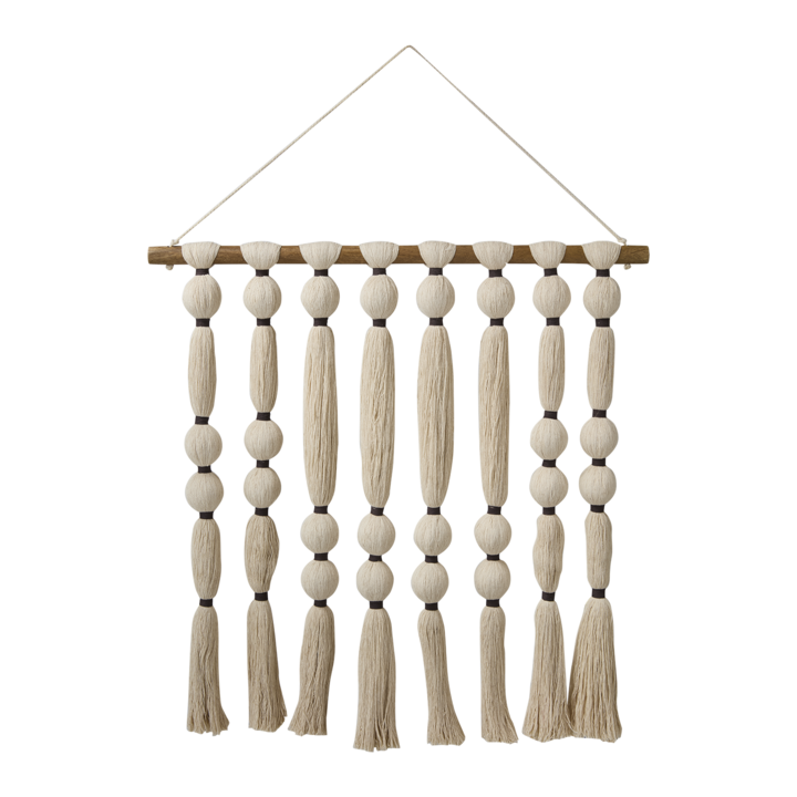 MILLA Väggdekoration, Vit/brun