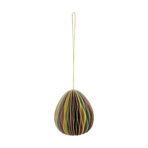 BUNNY Dekoration, Rosa/grön/gul