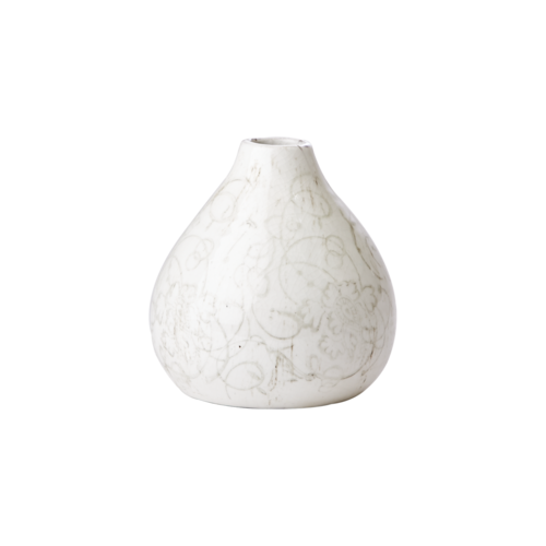 MARGARETHA Vase S, Weiß