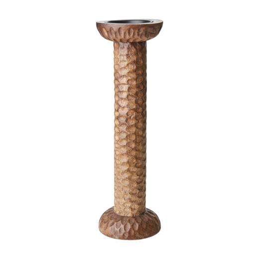 BRONX Candle holder L, Brown