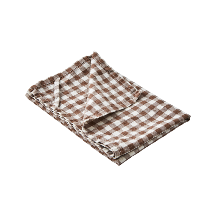 ELSA Kitchen towel, 3-pack, Brown/white