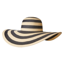 SAN REMO Sombrero, Natural/negro