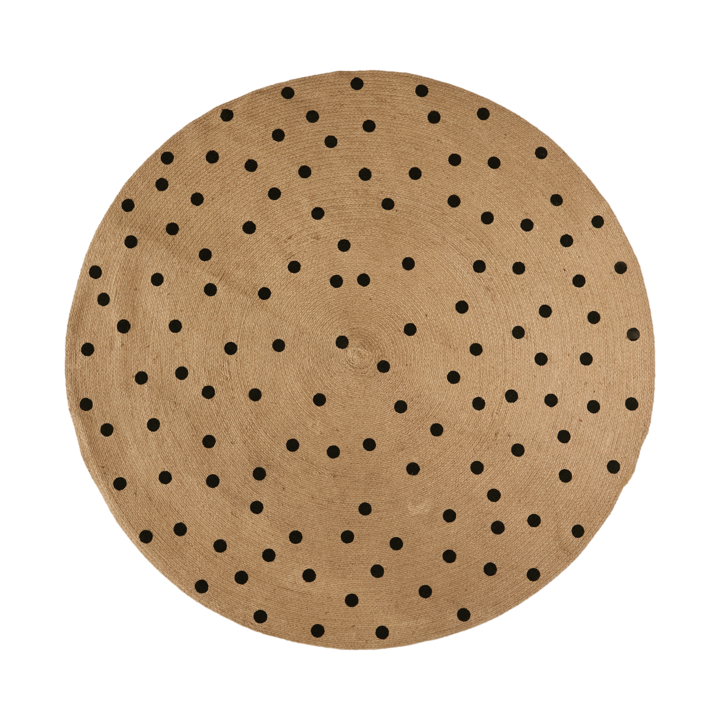 JUNI Matta L, Natur/svart