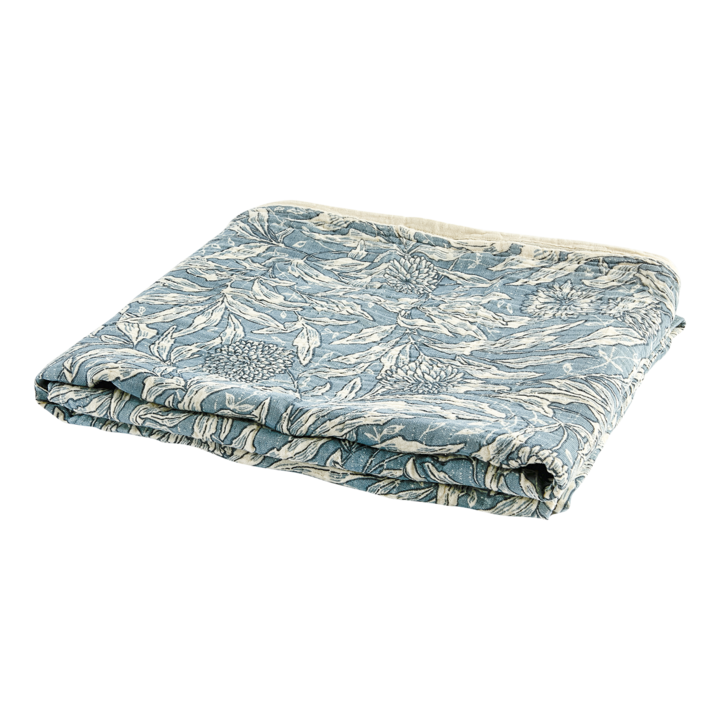 AGNES Bordsduk, Blå/elfenben