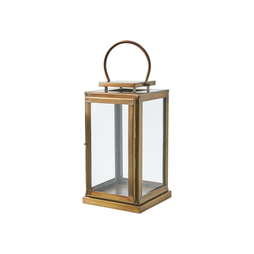 CLINTON Lykta M, Mässingsfärgad