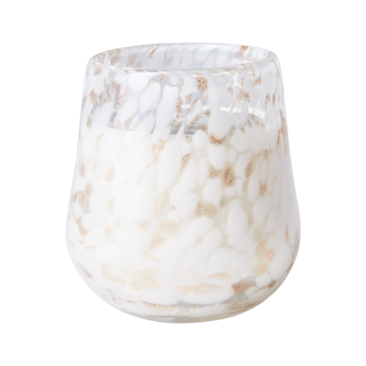 WILD Scented candle Spa day, White/gold