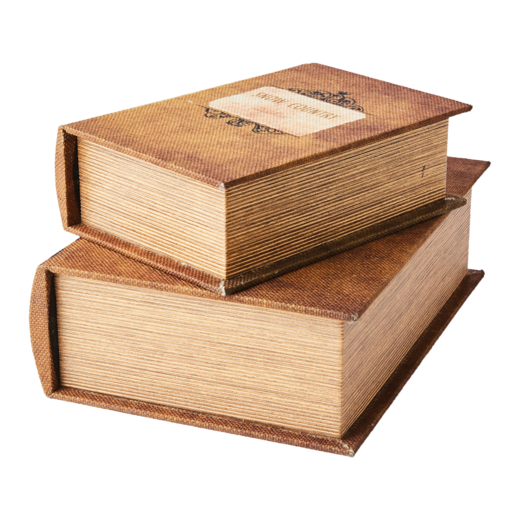 BROOKE Låda, set om 2, Natur