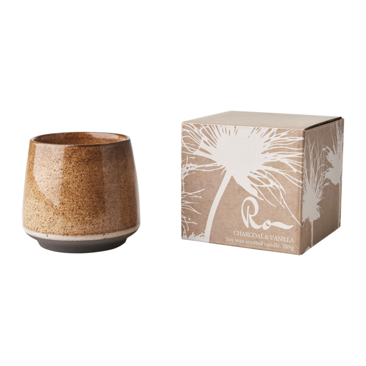 RO Scented candle Vanilla, Brown