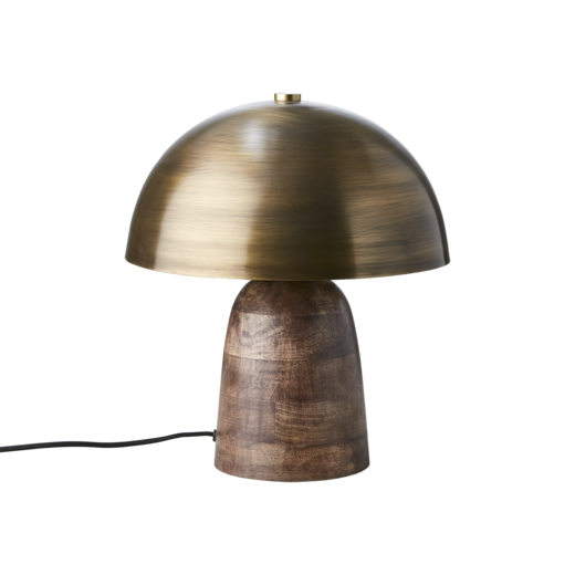 FUNGI Table lamp/Limited Edition M, Brass colour/brown