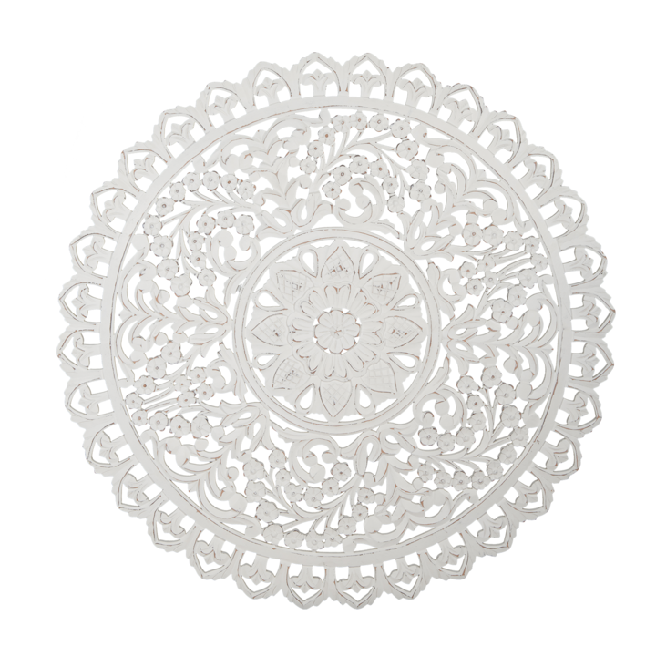 CARVE Väggdekoration L, Vit