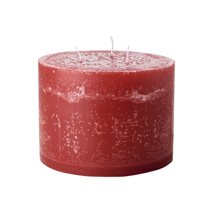 COTE NORD 3-wick candle, Red