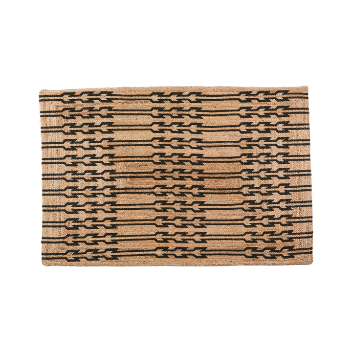 JUNI Matta L, Natur/svart