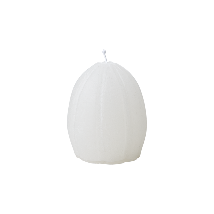 DECO Egg with stripes, Ivory