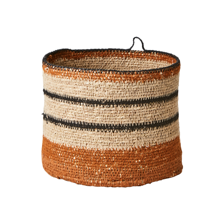 MADIBA Basket, Orange/white/black