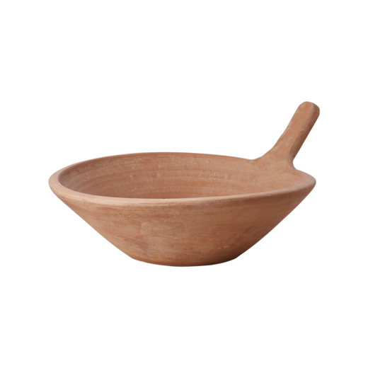 FLODA Bowl with handle M, Natural
