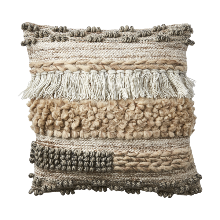 MINNA Kuddfodral, Beige/grå