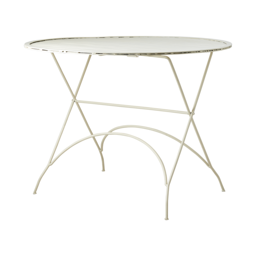 VISBY Dining table, Off white