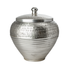 ELDORADO Urna med lock, Silverfärgad