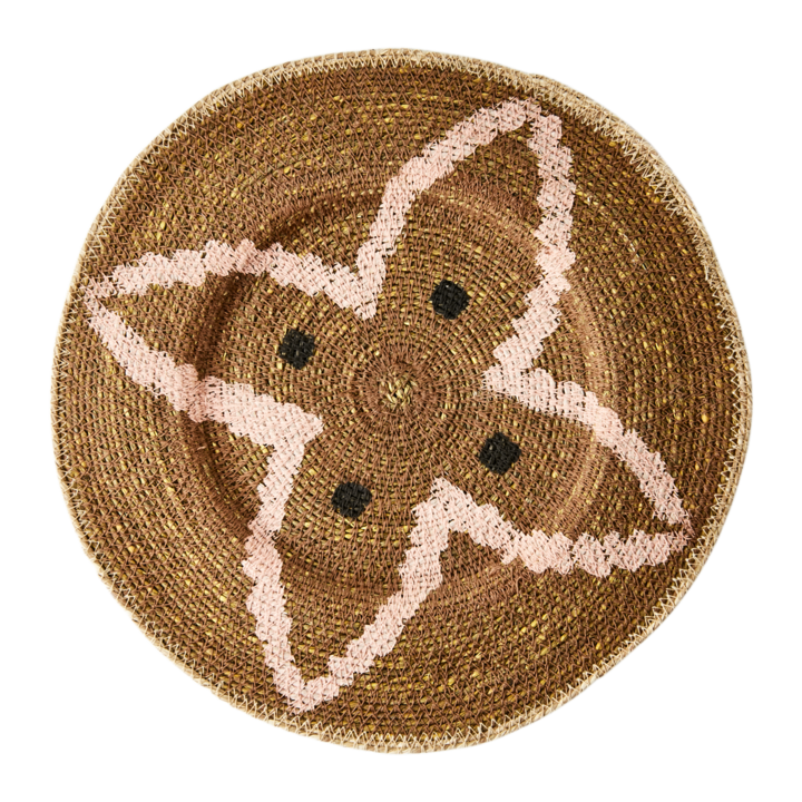 MADIBA Fat/dekoration, Brun/senapsgul