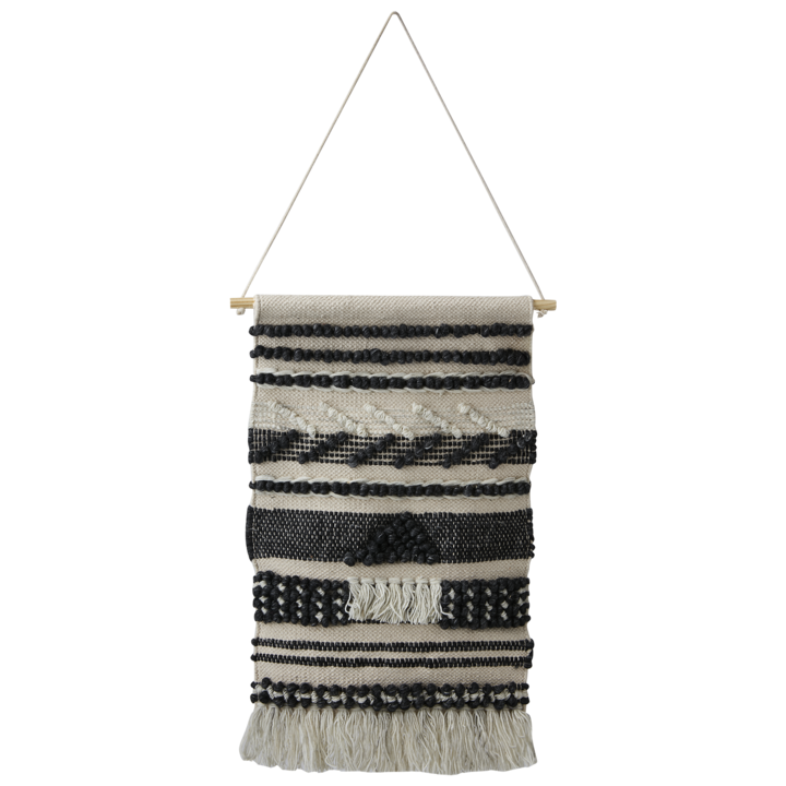 MINNA Väggdekoration, Mörkgrå/vit