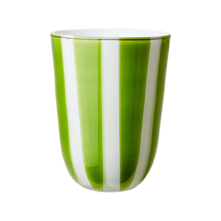 CIRCUS Tea light holder M, Green/white