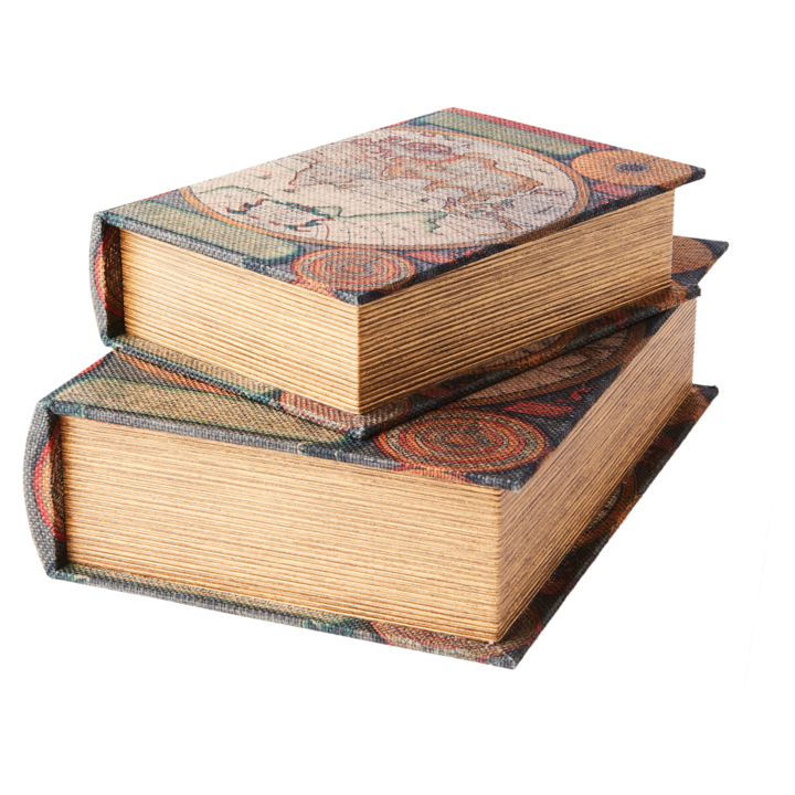 BROOKE Låda, set om 2, Natur