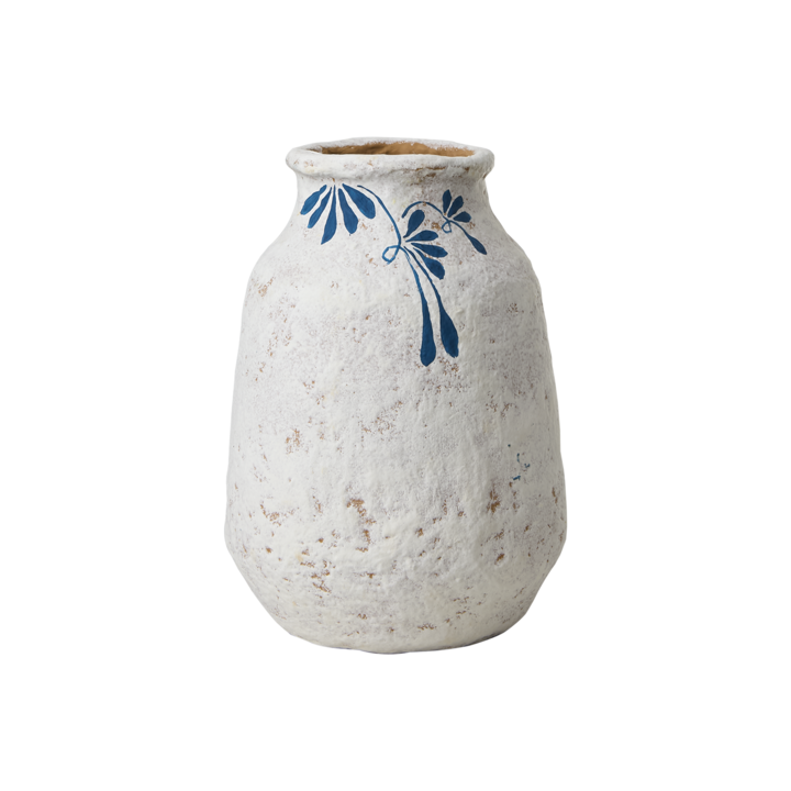 ANGUS Vas, Elfenben/blå